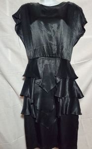 DQ Sophisticates Vintage Black Dress Size 11/12